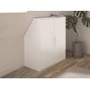 Armario Para Buhardilla Adezio  91.3x50x110 Cm Color Blanco Vente-unique