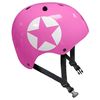 Sello Casco Rosado De La Estrella Del Patí­n