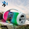 Altavoz Bluetooth Luminoso Y Micro Con Cable Bigben Party Bt Lite Blanco