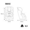 Silla De Coche Para Bebe Imax Grupo 1/2/3 (9-36kg) Con Proteccion Lateral Y El Reposacabezas Ajustable -captain America