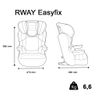 Silla De Coche Para Bebe Elevador Rway Easyfix Grupo 2/3 (15-36kg) - Con Proteccion Lateral -spiderman