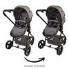 Giulia 3 En 1 Silla De Paseo Combinado Para Niños - Asiento De Coche Beone (grp 0+) 4 Estrellas Adac - Bolsa De Cambio Y Protector De Lluvia