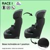 Race I 76-140 Cm R129 I-size Silla De Auto Con Cinturón - Para Niños De 3 A 10 Años - Reposacabezas Regulable En Altura - Base Reclinable - Made In France - Renard