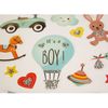 Pegatinas - Babyshower Boy - Glitter