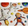 Soporte De Decoración Infantil - Astronautas - Pegatinas 3d