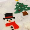 Pegatinas De Gel De Navidad Para Ventanas - Muñeco De Nieve Y Abeto