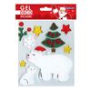 Pegatinas De Gel Para Ventanas De Navidad - Oso Blanco