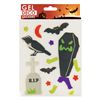 Pegatinas De Gel De Halloween - Ataúd Y Tumba