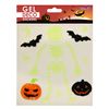 Pegatinas De Gel De Halloween - Esqueleto Fosforescente