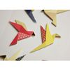 Pegatinas En Relieve Con Purpurina - Pájaros De Origami