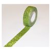 Cinta Adhesiva - Verde - Purpurina - Reposicionable - 15 Mm X 10 M