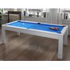 Billar Snooker  207.2x114.2x78.5 Cm Color Azul, Blanco Vente-unique