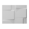 Panel De Pared Brick  50x0.25x50 Cm Color Blanco Vente-unique