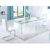 Mesa Fija Coledon  210x90x75 Cm Color Transparente Venta-unica