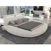 Cama Redonda Abulis  260x250x100 Cm Color Blanco Vente-unique