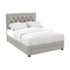 Cama Clásica Leopold 4 Cajones 216.5x165x122.2 Cm Color Beige Vente-unique