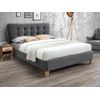 Base De Cama Elide  163x206.5x102 Cm Color Gris Vente-unique