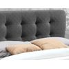 Base De Cama Elide  163x206.5x102 Cm Color Gris Vente-unique