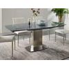 Mesa Extensible Talicia  190x105x75 Cm Color Gris Venta-unica