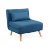 Sillón Cama Posio  74x78x75 Cm Color Azul Venta-unica