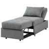 Sillón Cama Lesna  120x68x86 Cm Color Gris Venta-unica