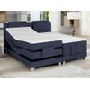 Cama Continental Boxspring Castel  215x168x112 Cm Color Azul Oscuro Vente-unique