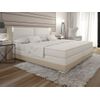 Cama Continental Boxspring Asti  200x210x100 Cm Color Crema, Blanco Vente-unique