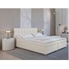 Cama Continental Boxspring Siero  208x160x110 Cm Color Marfil Vente-unique