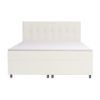 Cama Continental Boxspring Siero  208x160x110 Cm Color Marfil Vente-unique