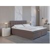 Cama Continental Boxspring Siero  208x160x110 Cm Color Gris Vente-unique