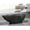 Bañera Exenta Marbela  180x85x58 Cm Color Negro Vente-unique