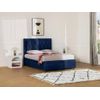 Base De Cama Leopold 4 Cajones 216.5x165x122.2 Cm Color Azul Oscuro Vente-unique