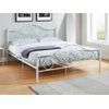 Base De Cama Leyna  162.5x209.5x103.3 Cm Color Blanco Vente-unique