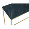 Mesa Consola Aretha  120x35x76 Cm Color Negro, Dorado Vente-unique