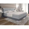 Cama Continental Boxspring Asti  200x210x100 Cm Color Gris Claro, Gris Vente-unique