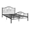 Cama Clásica Leyna  142x198.5x105 Cm Color Negro Vente-unique