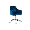 Silla De Escritorio Eleana  59x61.5x79.5 Cm Color Azul Eléctrico Venta-unica