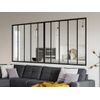 Cristalera Bayview  150x3.5x130 Cm Color Negro Vente-unique