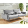 Sofá Cama Launei  208x84x86 Cm Color Gris Claro Venta-unica