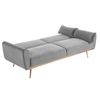 Sofá Cama Launei  208x84x86 Cm Color Gris Claro Venta-unica