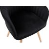 Silla Góndola Eleana  56x58x85 Cm Color Negro Venta-unica