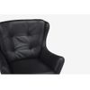 Sillón Giratorio Anaba  81x82x95 Cm Color Negro Venta-unica