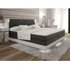 Cama Continental Boxspring Asti  220x210x100 Cm Color Gris, Blanco Vente-unique