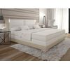 Cama Continental Boxspring Asti  220x210x100 Cm Color Crema, Blanco Vente-unique