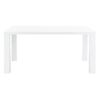 Mesa Fija Monica  160x90x75 Cm Color Blanco Venta-unica