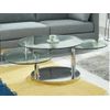 Mesa De Centro Modular Wesley  120x80x45 Cm Color Transparente Vente-unique