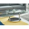 Mesa De Centro Modular Wesley  120x80x45 Cm Color Transparente Vente-unique