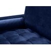 Sofá Fijo Fleuet  145x82x85 Cm Color Azul Oscuro Venta-unica