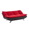 Sofá Cama Demido Iii  176x86x84 Cm Color Rojo Venta-unica