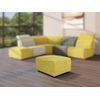 Puf Symposion  63x82x43 Cm Color Amarillo Venta-unica